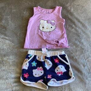 BABY GIRL HELLO KITTY TWO PIECE SET